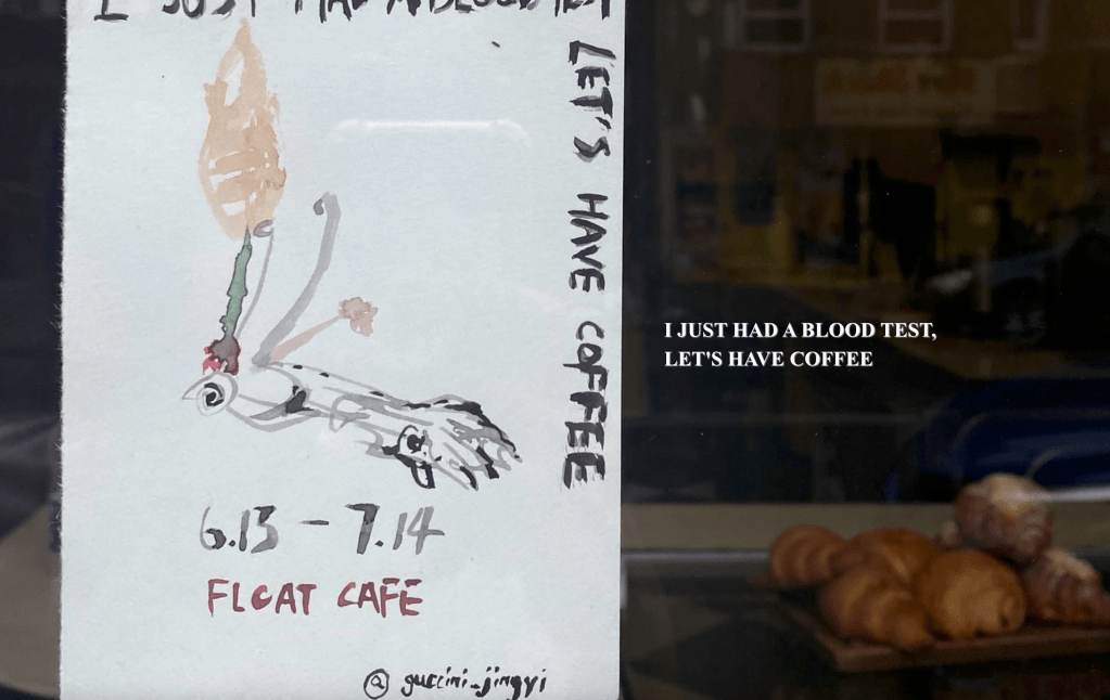 Response: ‘I just had a blood test, let’s have&nbsp;coffee.’